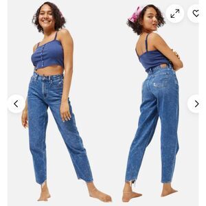 American Eagle Relaxed Mom Jeans High Waisted Real Good Size 00